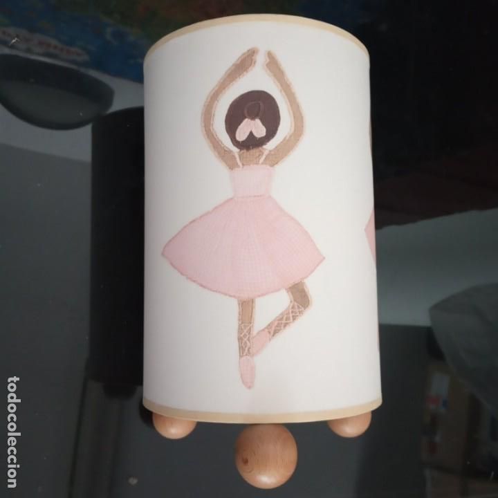Vintage: LAMPARA MODERNA DE SOBREMESA BAILARINA BALLET - Foto 1