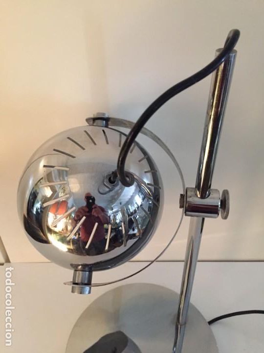 Vintage: LAMPARA DE ESCRITORIO CROMADA 1970 sarfatti ??? - Foto 5