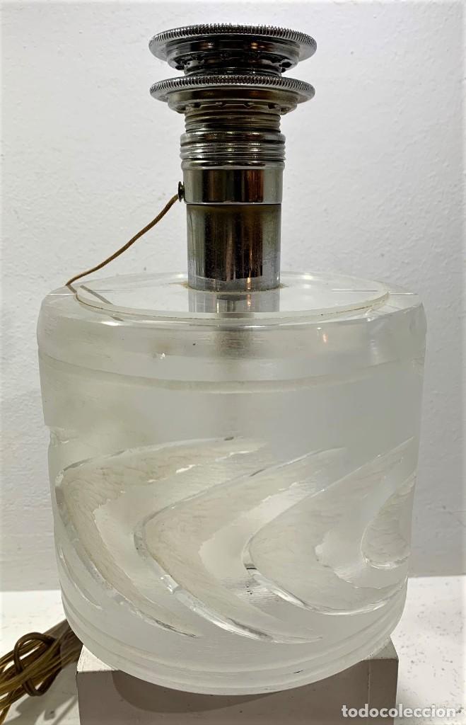 Vintage: Lalique, pie de l&aacute;mpara. - Foto 1