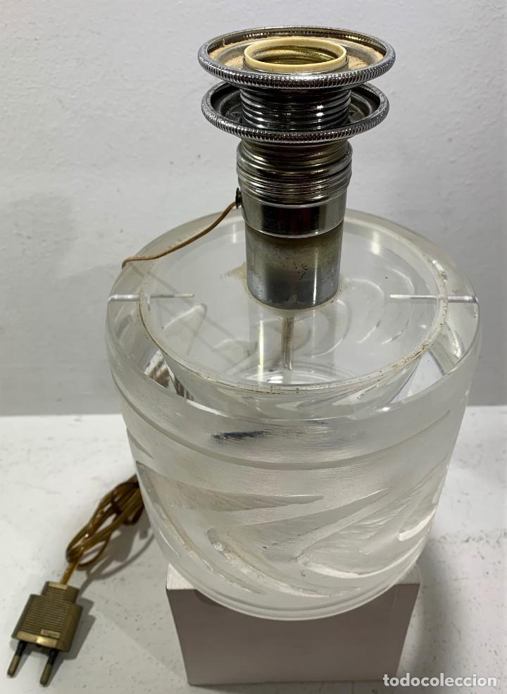 Vintage: Lalique, pie de l&aacute;mpara. - Foto 2