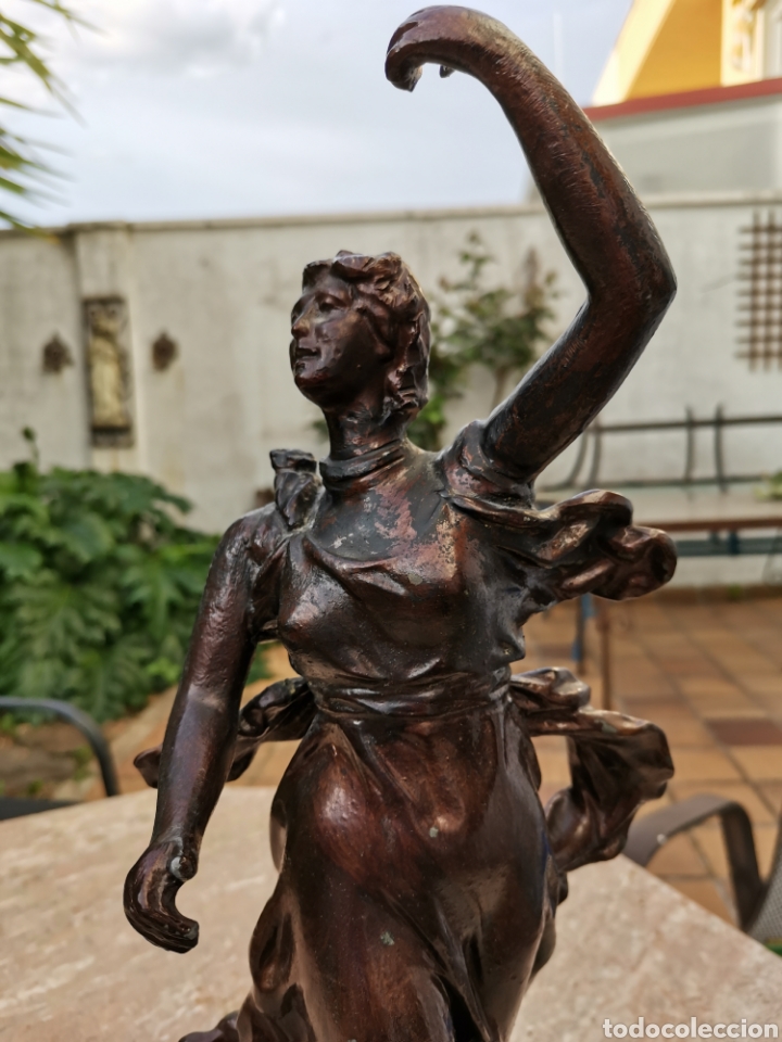 Vintage: Figura de calamina - Foto 2