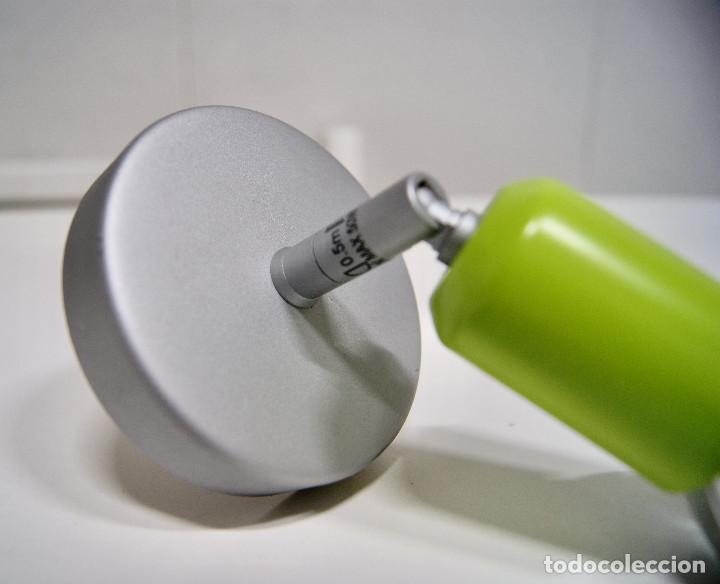 Vintage: Base con un foco en gris y verde - Foto 2