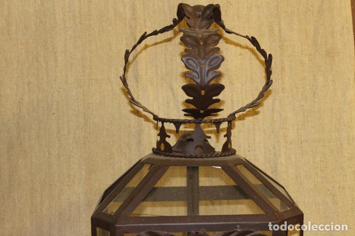Vintage: gran aplique de hierro - Foto 6