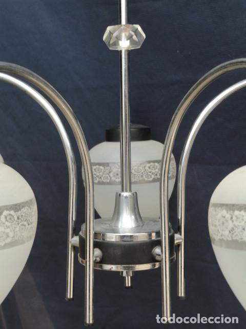 Vintage: BONITA L&Aacute;MPARA DE TECHO. - Foto 4