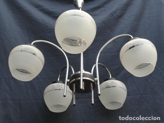 Vintage: BONITA L&Aacute;MPARA DE TECHO. - Foto 6