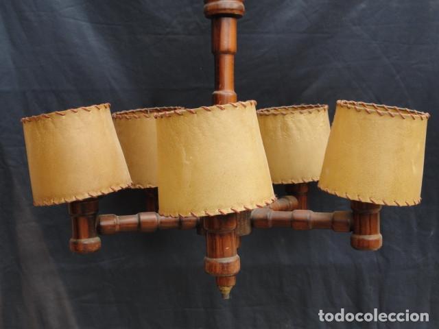 Vintage: BONITA L&Aacute;MPARA DE TECHO. - Foto 5