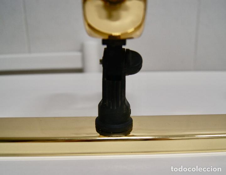 Vintage: Regleta con tres focos en oro brillo - Foto 7
