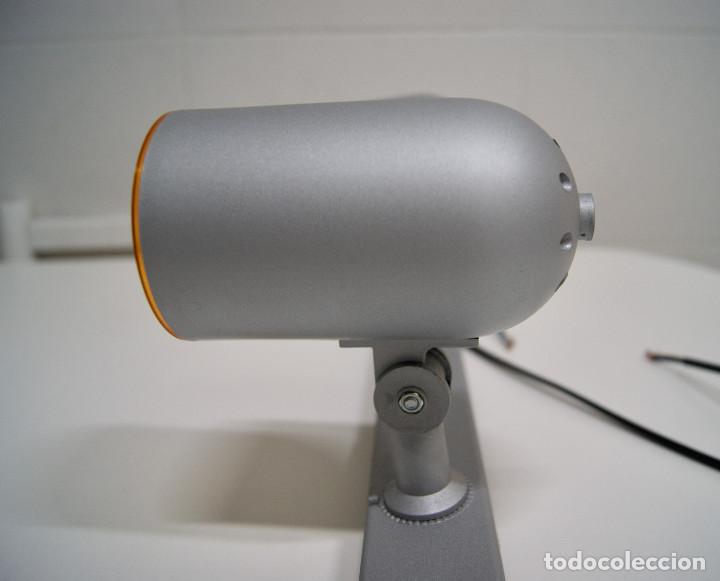 Vintage: Regleta con dos focos en gris y naranja - Foto 3