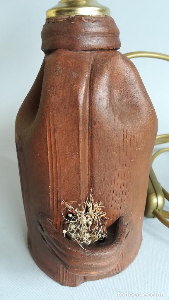 Vintage: LAMPARA DE SOBREMESA ARCILLA - Foto 2