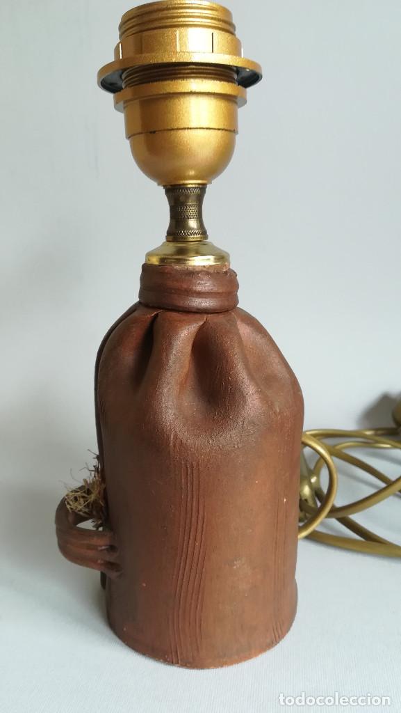Vintage: LAMPARA DE SOBREMESA ARCILLA - Foto 3