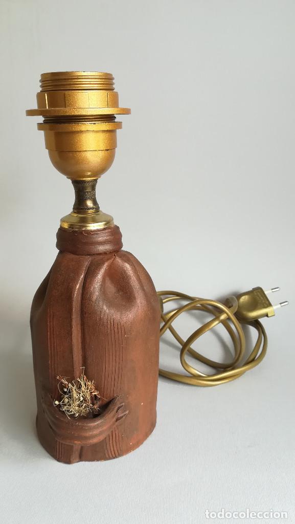 Vintage: LAMPARA DE SOBREMESA ARCILLA - Foto 4