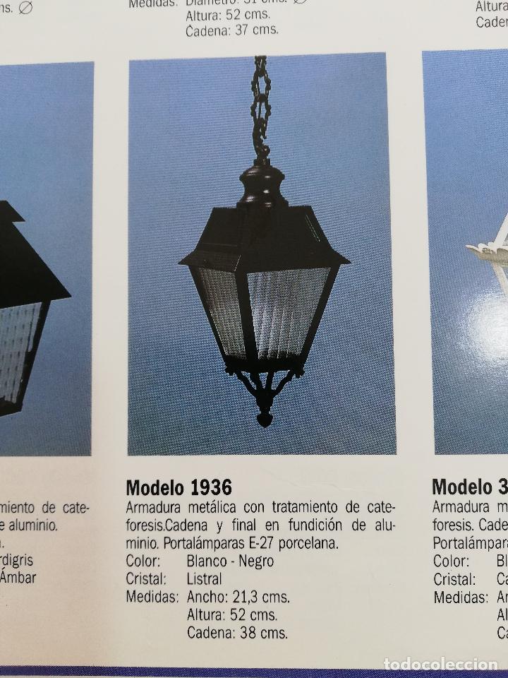Vintage: Farol colgar con cadena - Foto 3
