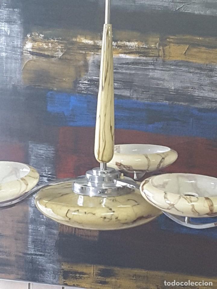 Vintage: L&aacute;mpara techo art deco - Foto 7