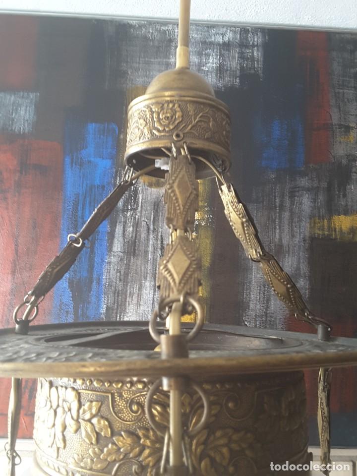 Vintage: L&aacute;mpara de techo antigua - Foto 5