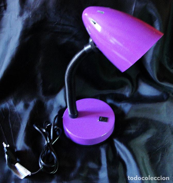 Vintage: FLEXO MORADO DE SOBREMESA - ESTILO MODERNO - - Foto 2