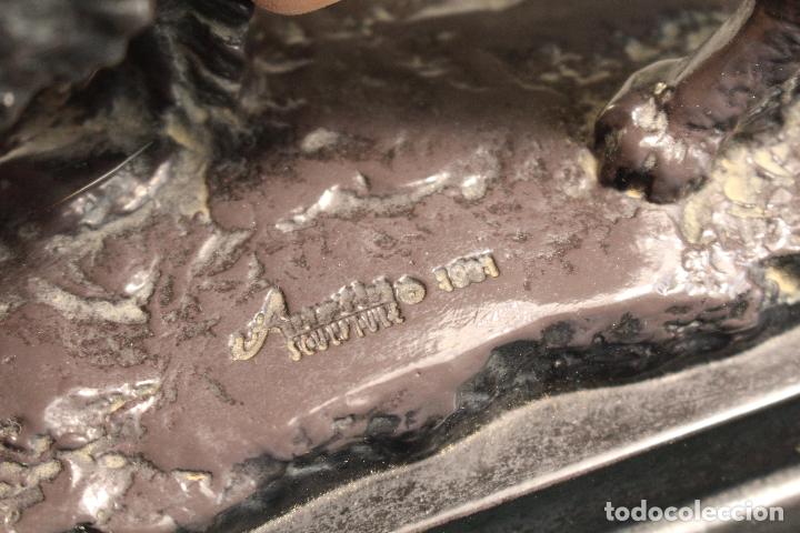 Vintage: setters sculture firmada y fechada - Foto 3