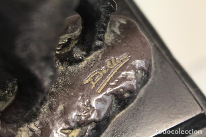 Vintage: setters sculture firmada y fechada - Foto 5