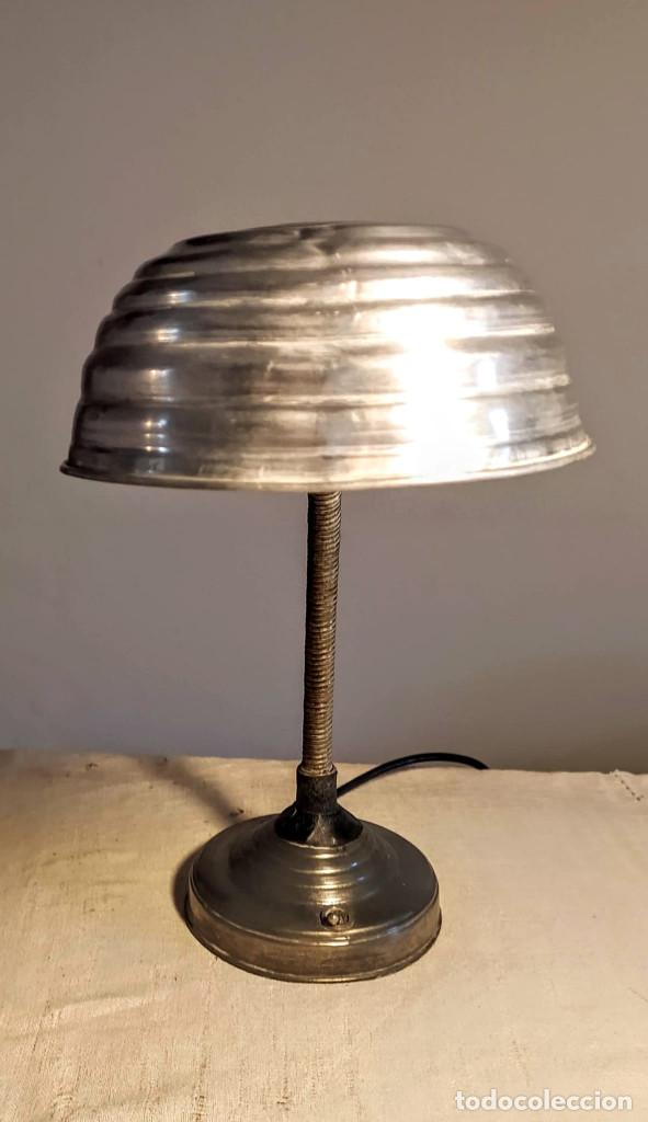 Vintage: Lampara de flexo a&ntilde;os 40 - Foto 4
