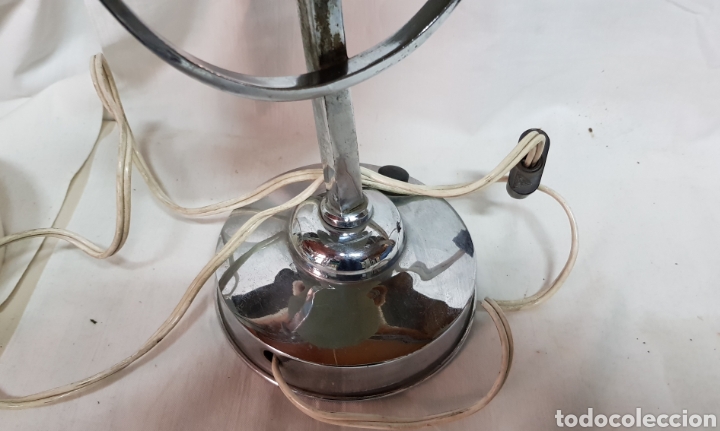 Vintage: L&Aacute;MPARA FLEXO MESA CROMADA ECLIPSE BAHAUS, A&Ntilde;OS 50 - Foto 4