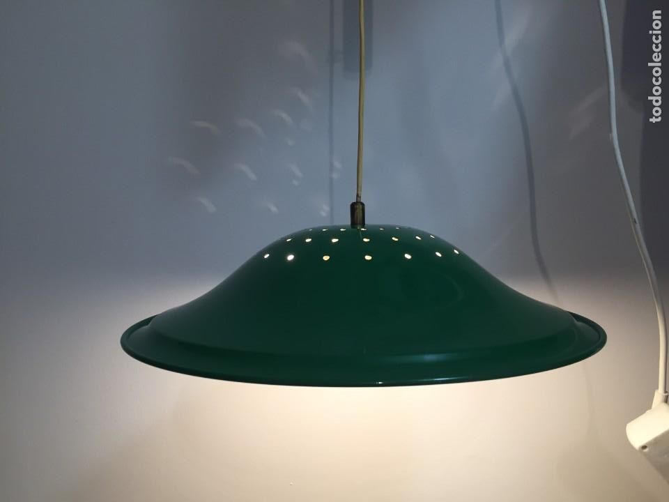 Vintage: LAMPARA TECHO SUBE Y BAJA POLEAS UFO - Foto 3