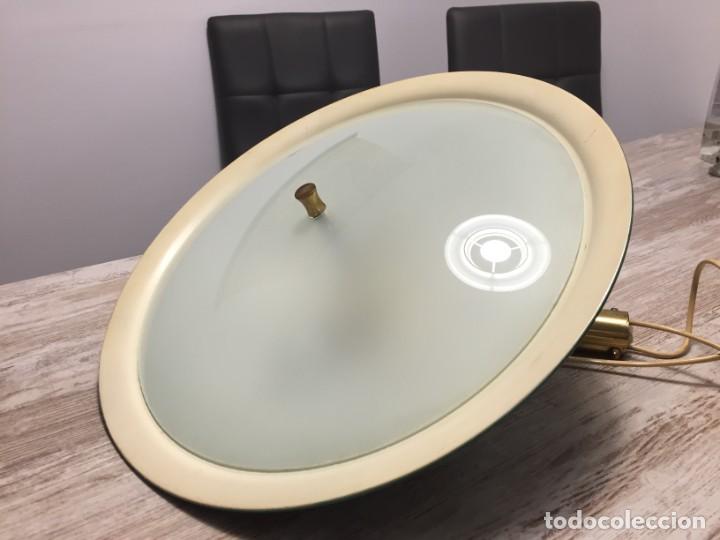 Vintage: LAMPARA TECHO SUBE Y BAJA POLEAS UFO - Foto 7