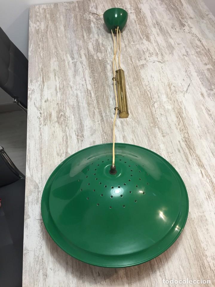 Vintage: LAMPARA TECHO SUBE Y BAJA POLEAS UFO - Foto 9