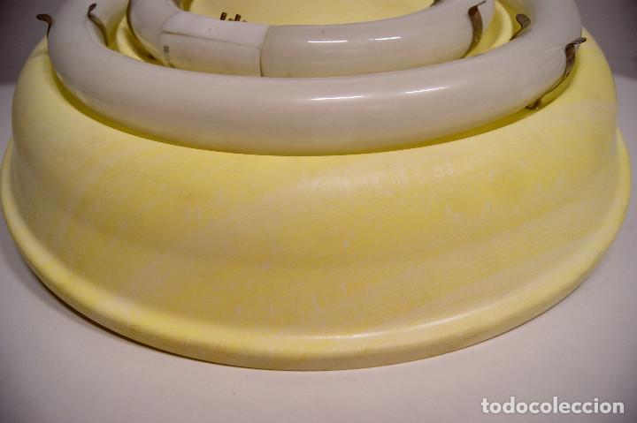 Vintage: plaf&oacute;n amarillo con fluorescentes - Foto 5