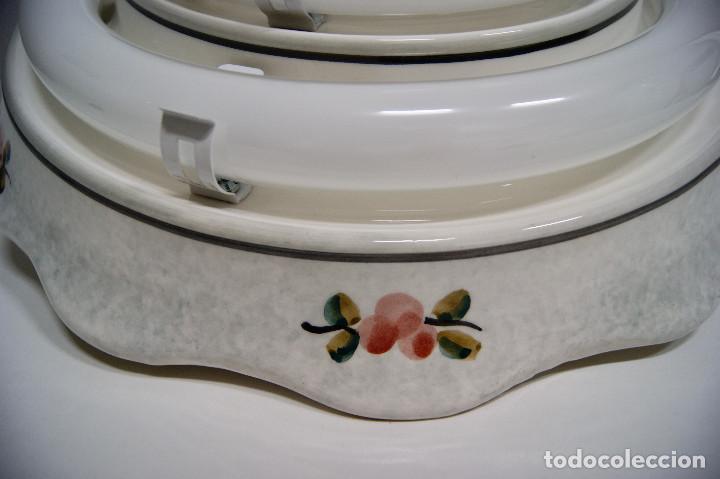 Vintage: plaf&oacute;n de cer&aacute;mica con fluorescentes - Foto 4