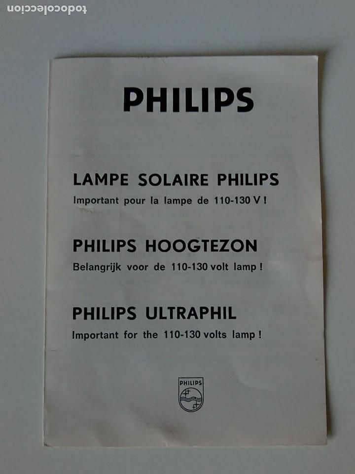 Vintage: LAMPARA ULTRAVIOLETA PHILIPS. - Foto 7
