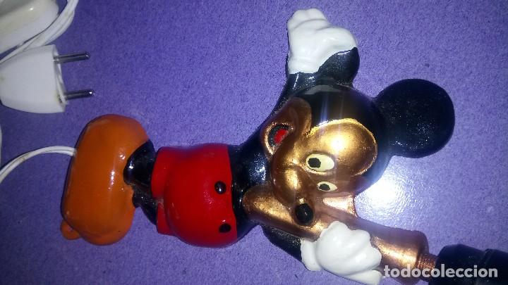 Vintage: L&aacute;mpara, Aplique : MICKEY MOUSE - Foto 2