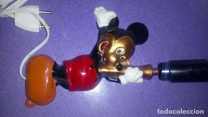 Vintage: L&aacute;mpara, Aplique : MICKEY MOUSE - Foto 4