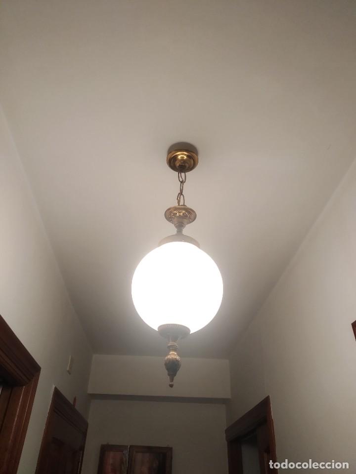 Vintage: L&aacute;mpara modernista bola - Foto 1