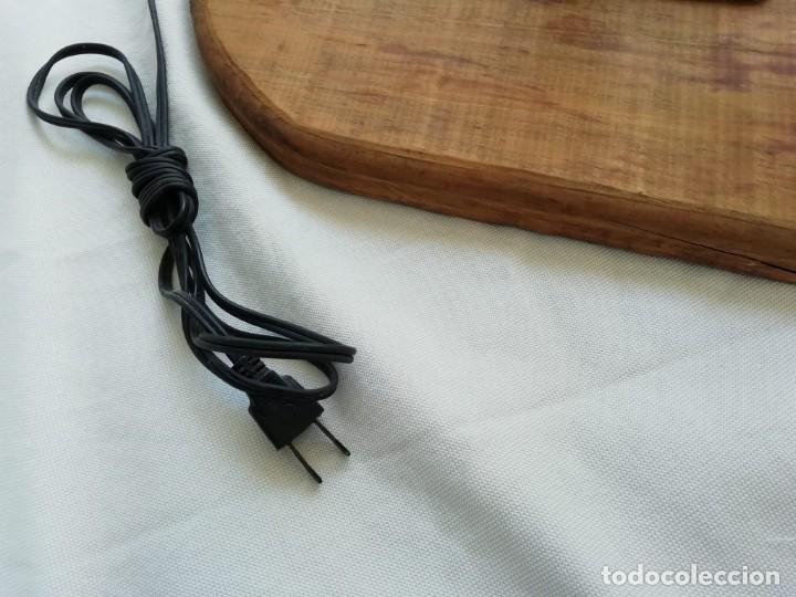Vintage: lampara madera y hierro - Foto 4