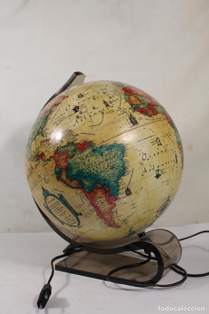 Vintage: lampara globo terraqueo - Foto 2