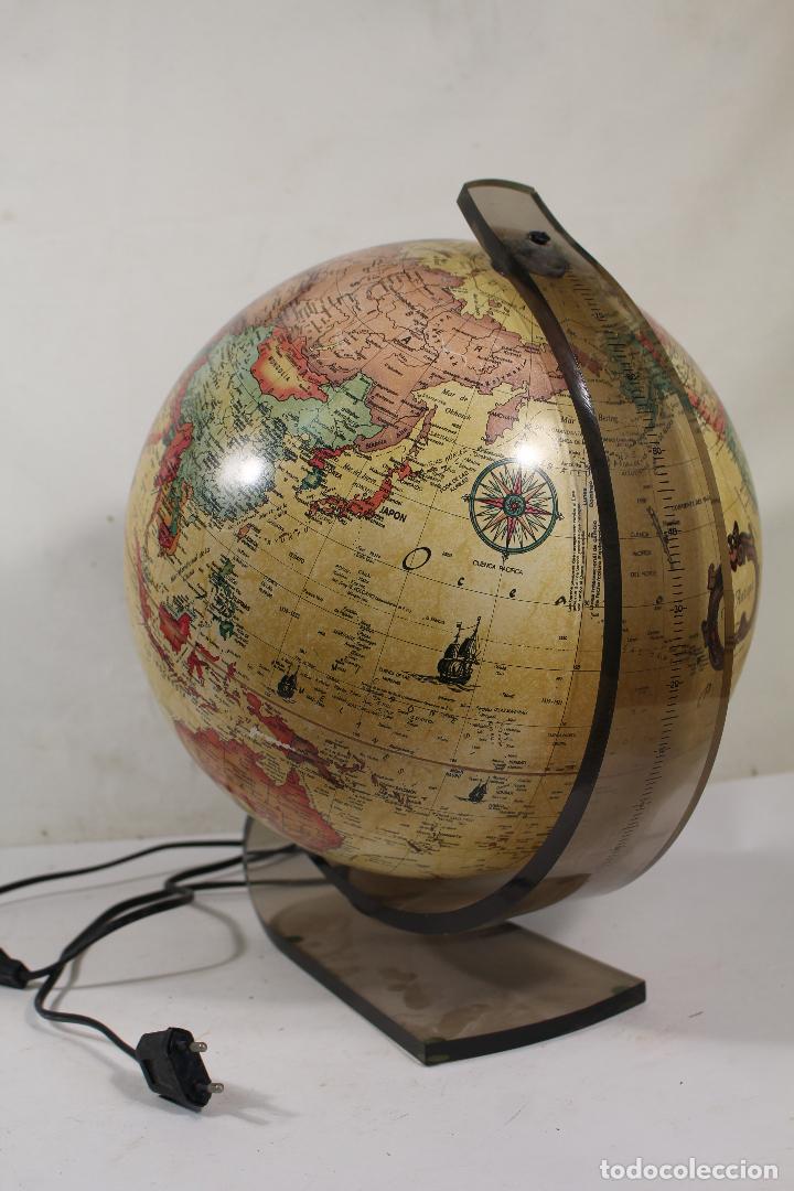 Vintage: lampara globo terraqueo - Foto 3