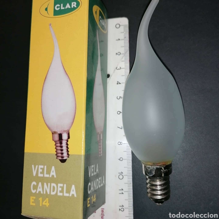 Vintage: Bombilla vela lujo - Foto 1