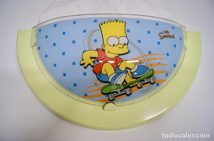 Vintage: Aplique Simpson en verde y azul - Foto 1