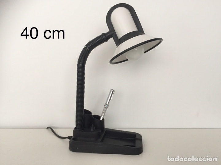 Vintage: L&Aacute;MPARA FLEXO CON ESCRITORIO LAPICERO - Foto 1
