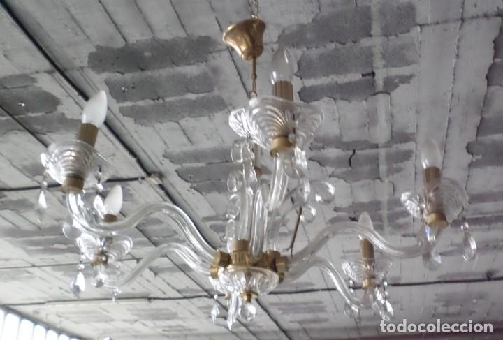 Vintage: L&aacute;mpara de cristal - Foto 3