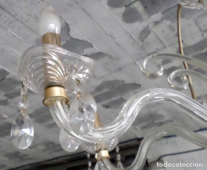 Vintage: L&aacute;mpara de cristal - Foto 6