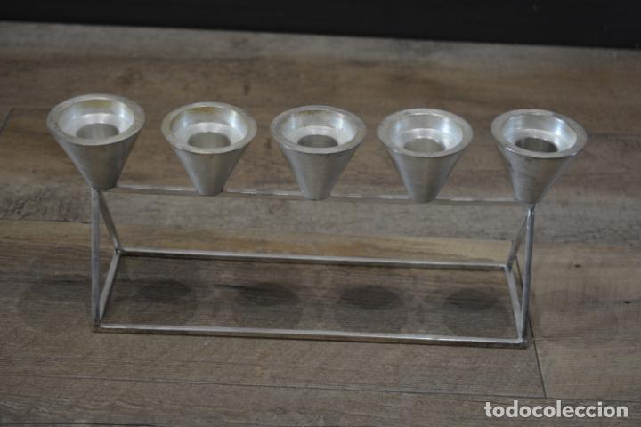 Vintage: CANDELABRO MODERNISTA CINCO LUCES - Foto 1