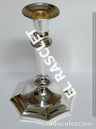 Vintage: CANDELABRO PLATEADO DE MARCA INGLESA SILVER - Foto 1