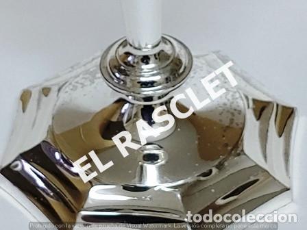 Vintage: CANDELABRO PLATEADO DE MARCA INGLESA SILVER - Foto 6