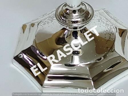 Vintage: CANDELABRO PLATEADO DE MARCA INGLESA SILVER - Foto 7