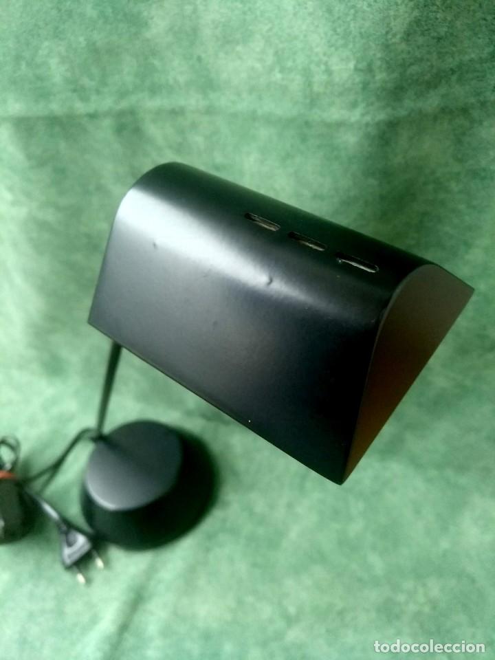 Vintage: L&Aacute;MPARA DE MESA HAL&Oacute;GENA FASE - Foto 3