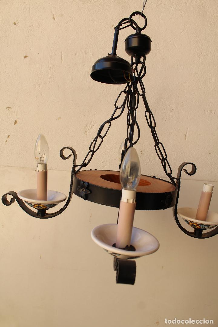 Vintage: lampara de techo rustica - Foto 2