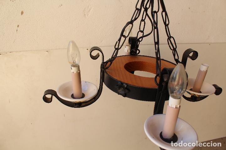 Vintage: lampara de techo rustica - Foto 4