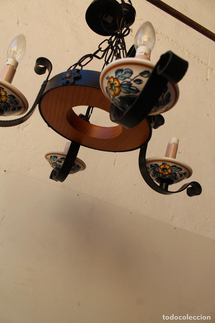 Vintage: lampara de techo rustica - Foto 5