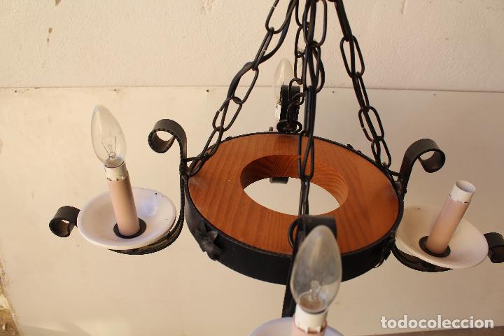 Vintage: lampara de techo rustica - Foto 7