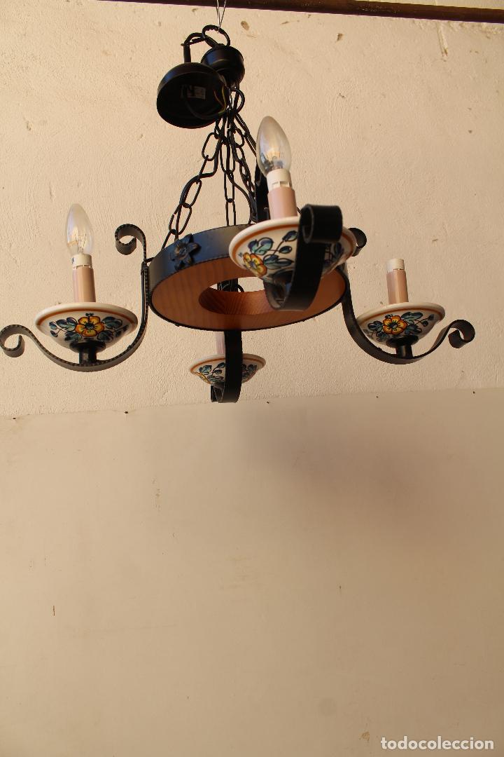 Vintage: lampara de techo rustica - Foto 1